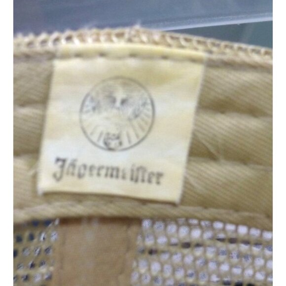 Jägermeister 56 Yard Line Brown & Tan Mesh Trucker Hat Adjustable Snapback - Picture 6 of 7